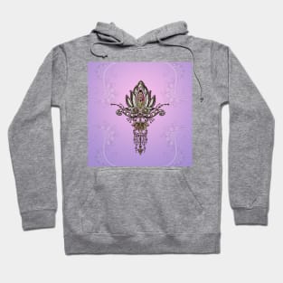 Elegant noble lotus Hoodie